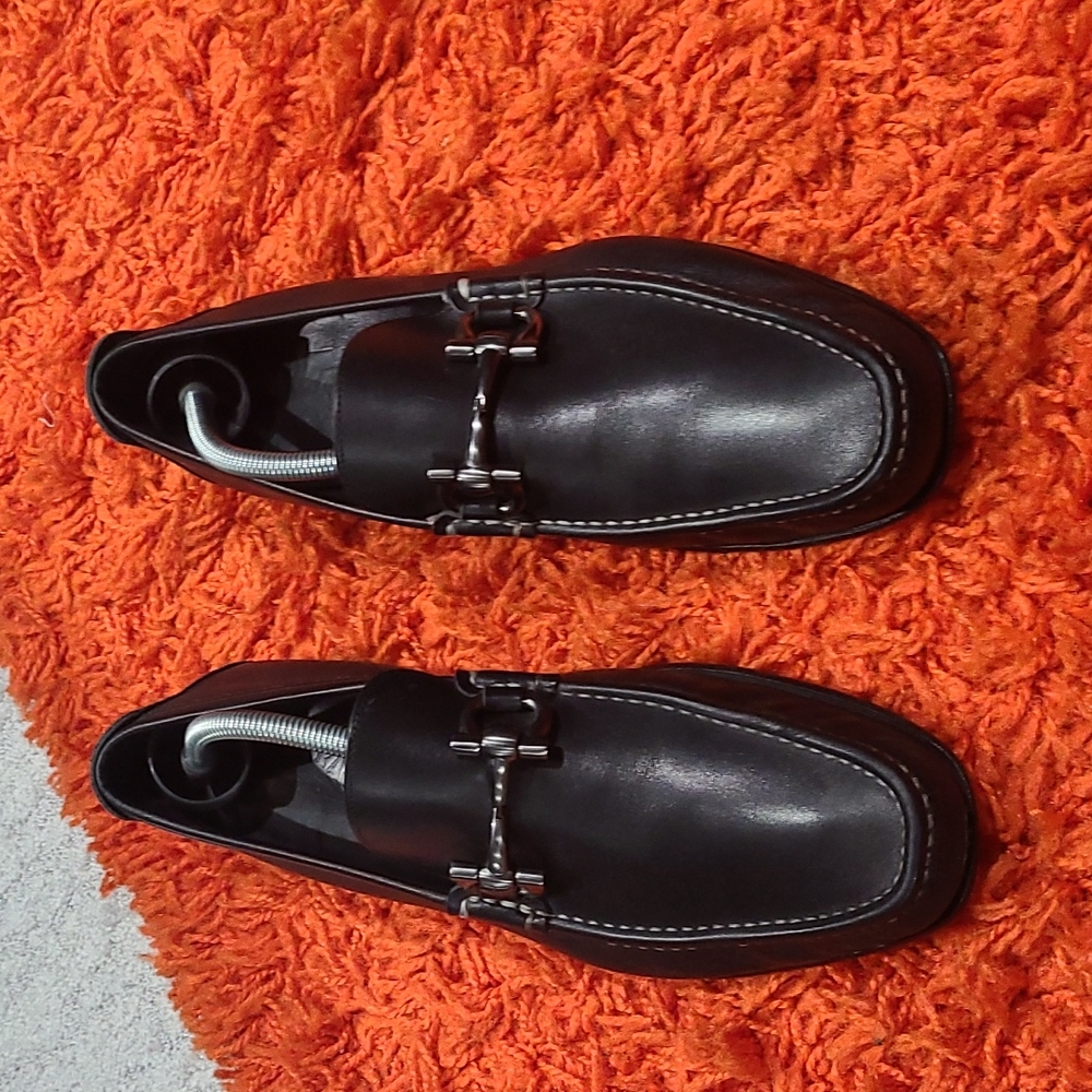 🔥Ferragamo Salvatore men's black leather shoes🔥